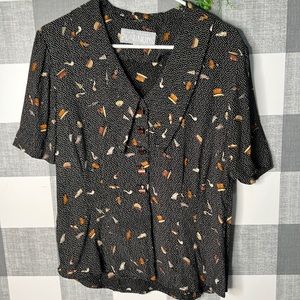 VTG Dorothy Schoelen Platinum Blouse